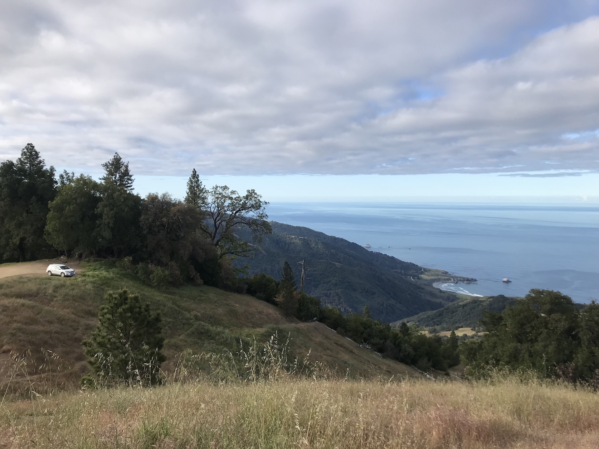 Free campsite along Big Sur and highway 1