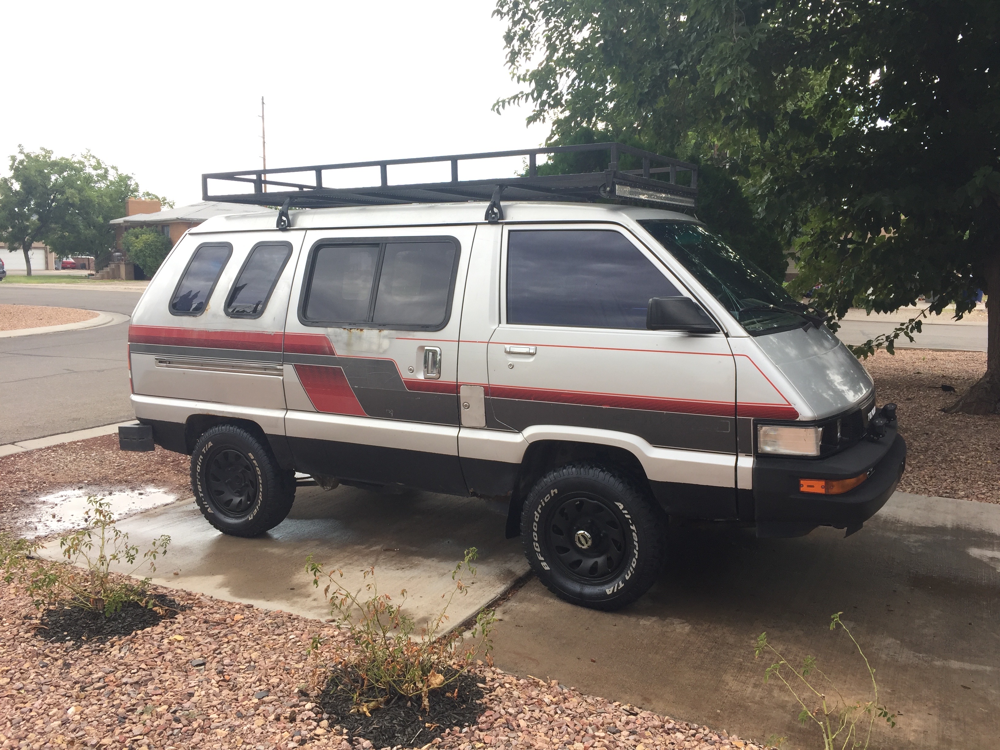 My Toyota Van after I got it home and gave it a thorough wash